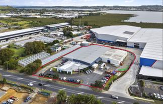 Industrial facility with temp-controlled space