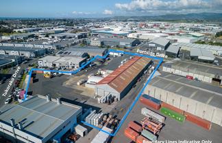 Large Industrial Yard and Warehouse Near Port