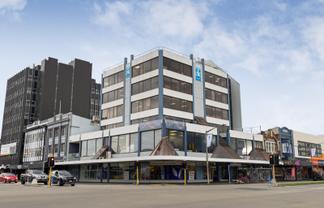Standout retail corner on The Square