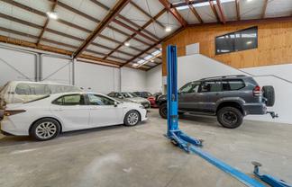 Warehouse, office & parking area