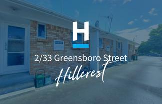 2/33 Greensboro Street, Hillcrest