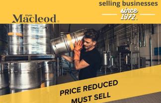 Massive Price Reduction, Award-Winning Craft Brewery, Now Only $295,000 + Stock - (CML11554)