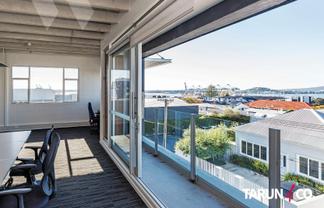 Refined Parnell Office with Harbour Outlook