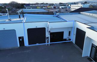 Commercial kitchen with storage