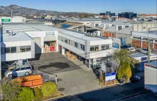 North facing industrial warehouse