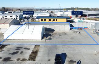 Contractors Yard - Warehouse + Portacom 