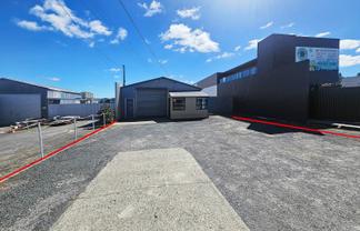 Warehouse with yard and parking