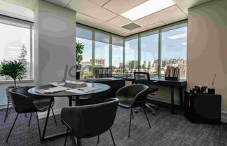 Modern CBD Office with Private Deck