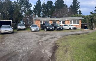 Tauriko West rear site office & yard