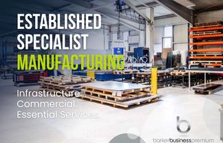 Established Specialist Manufacturing - Infrastructure Markets