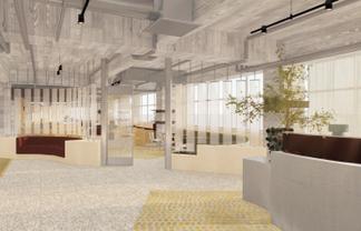 Boutique Midtown workspace with premium amenity