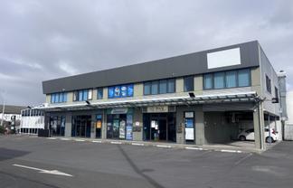 Upper-level office with shared parking
