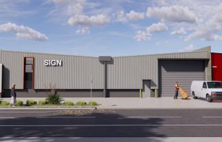 As new, dual access Industrial with corner profile