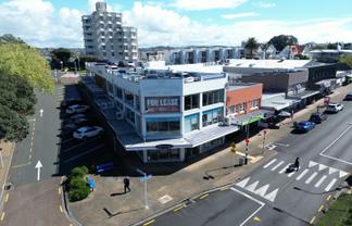 Premium corner office with Takapuna beach outlook
