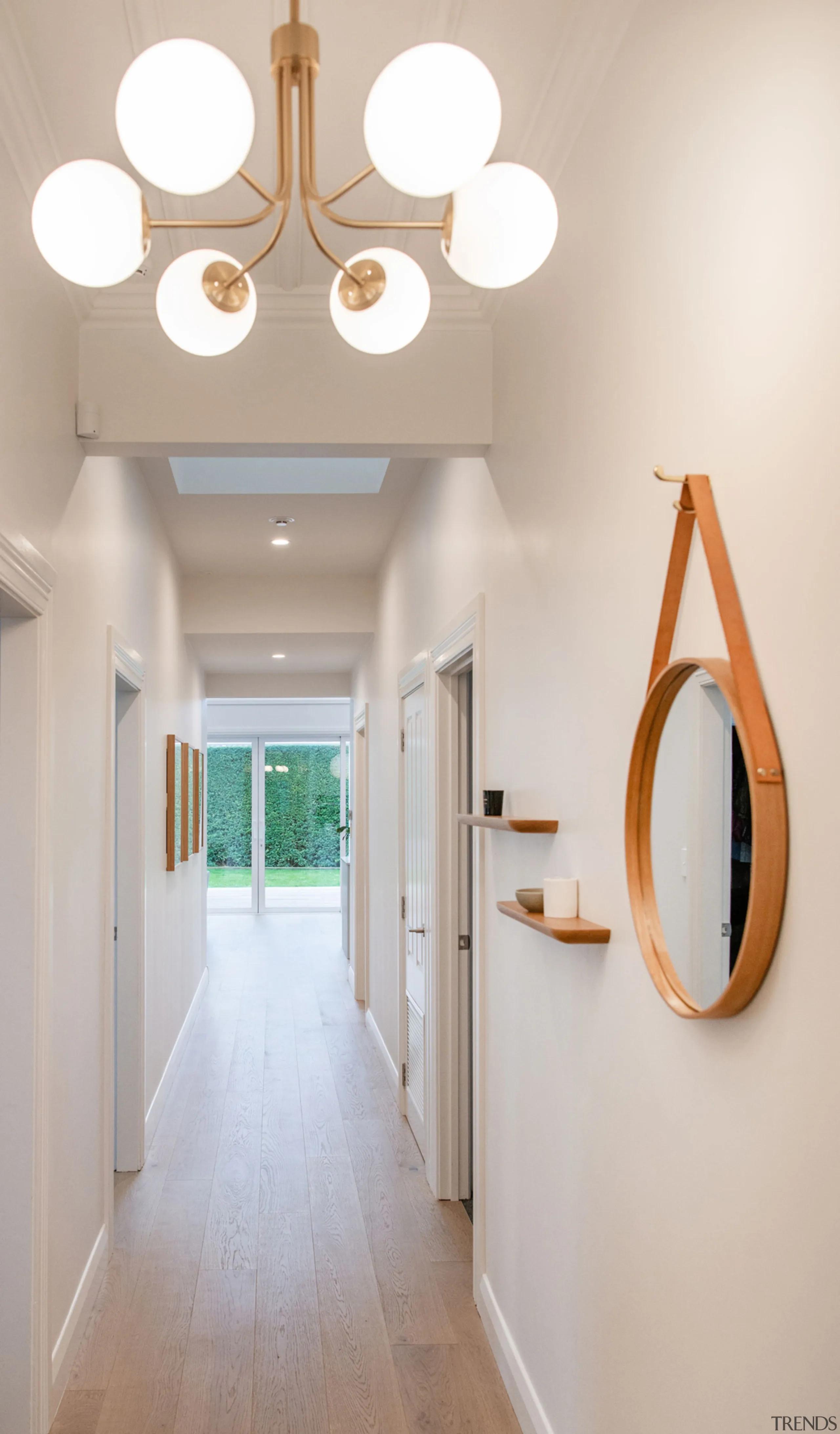 renovated villa hallway