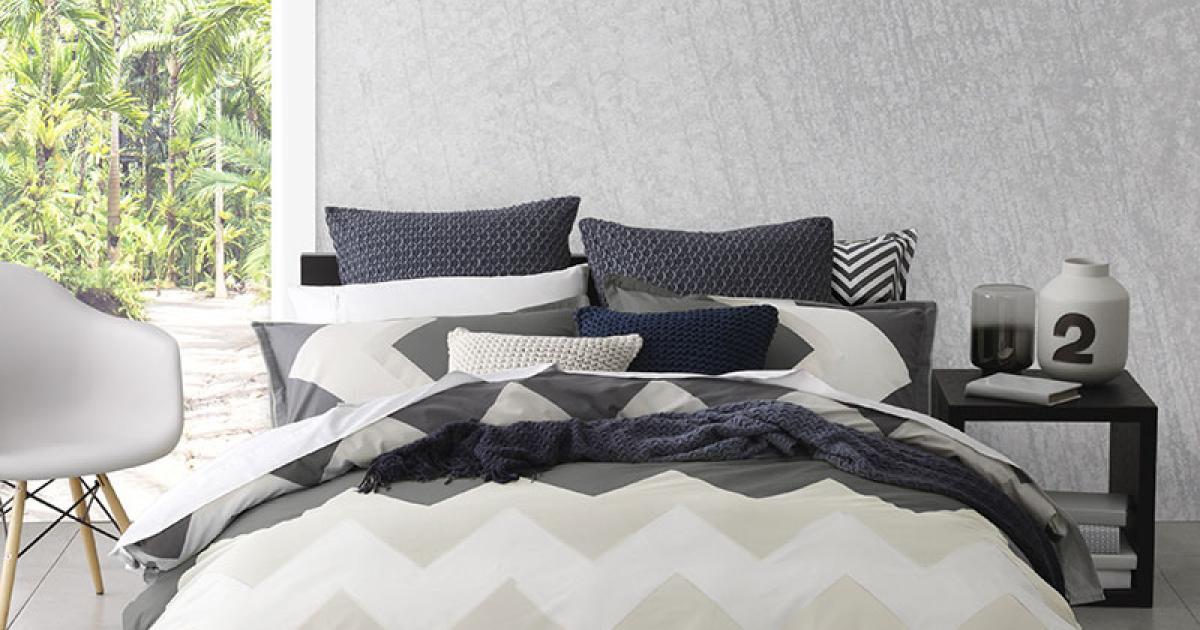 Bed duvet Logan and Mason for home staging
